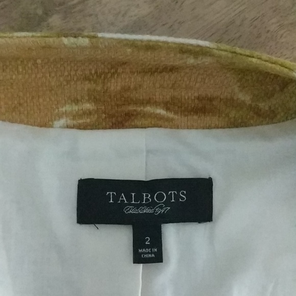 Talbots floral swing cut jacket - Picture 3 of 3